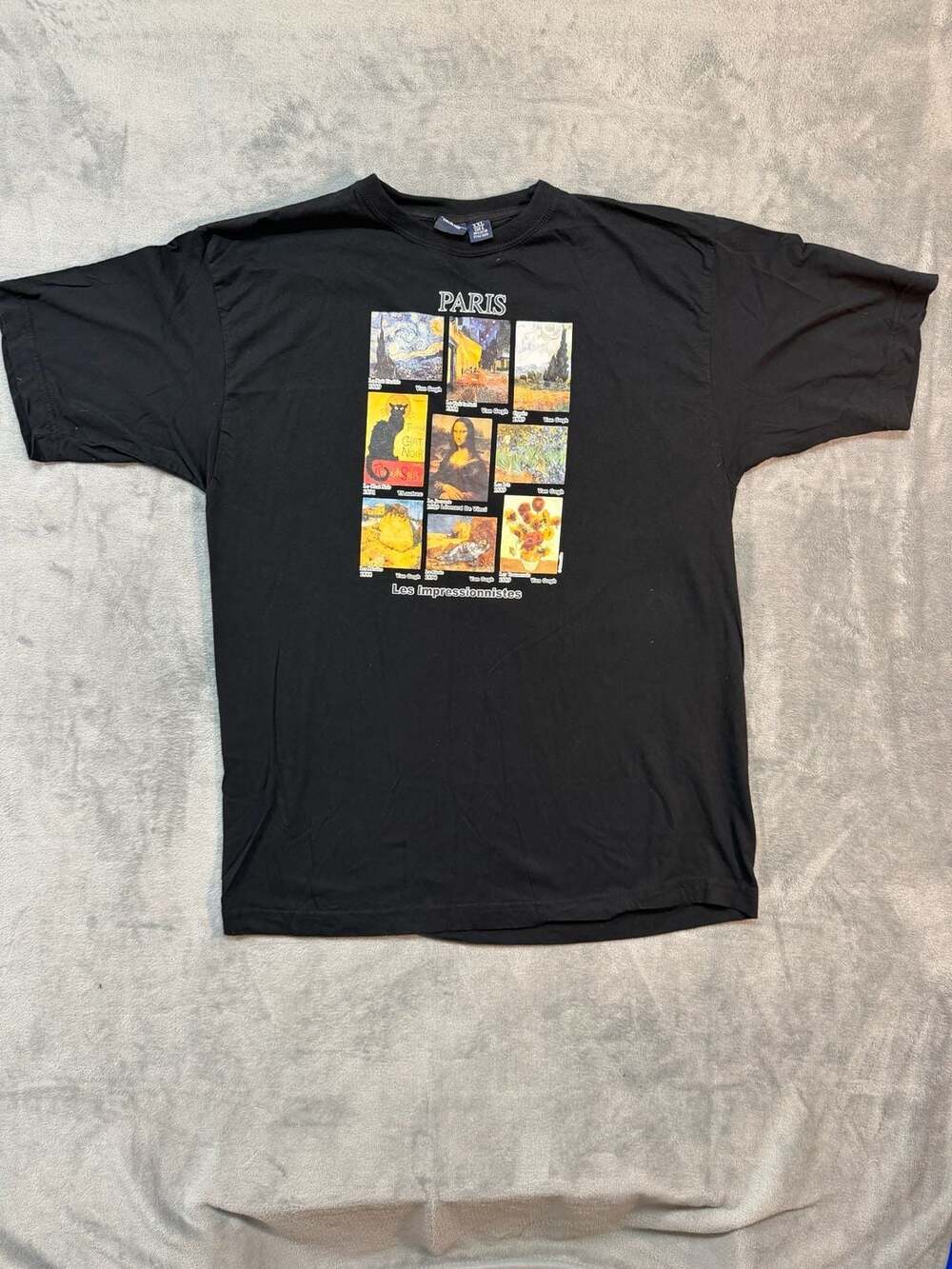 Ink Collection Paris Les Impressionnistes Art Graphic T-Shirt XXL